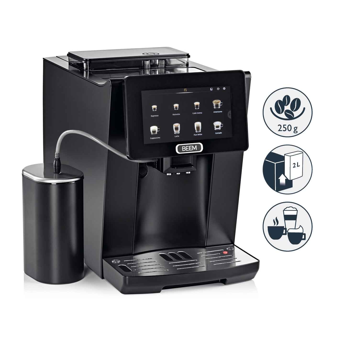 Beem Vollautomat macchina caffè automatica 15 bar touch 14 bevande