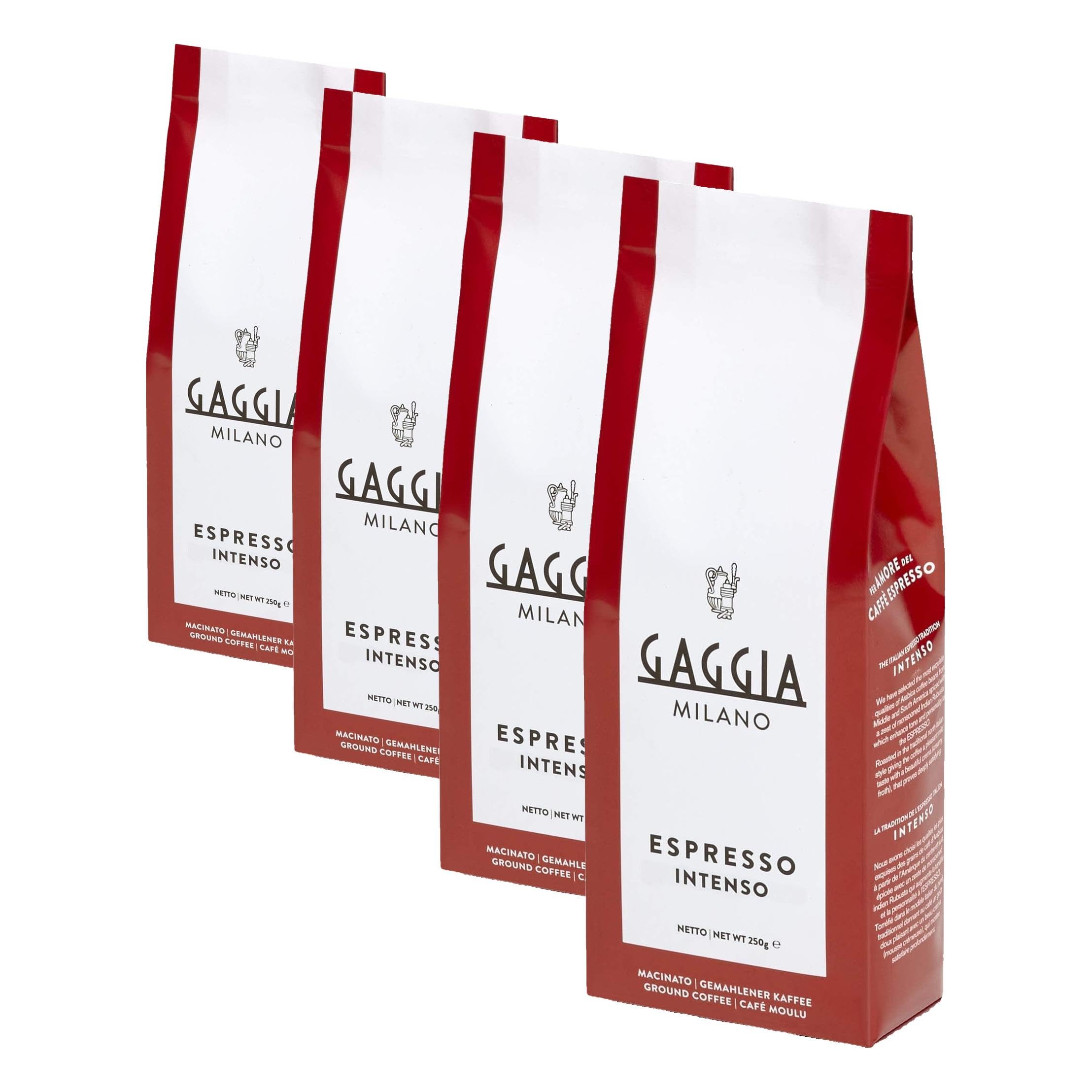 Gaggia Caffè Macinato Espresso Intenso 250 g Arabica Robusta