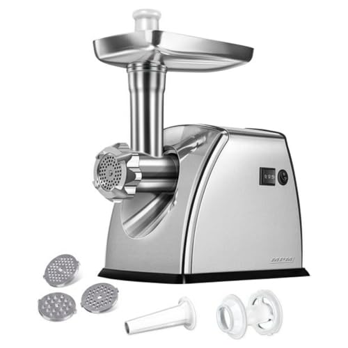 MPM MMM-07M Tritacarne Elettrico 1800W Inox Salsicce