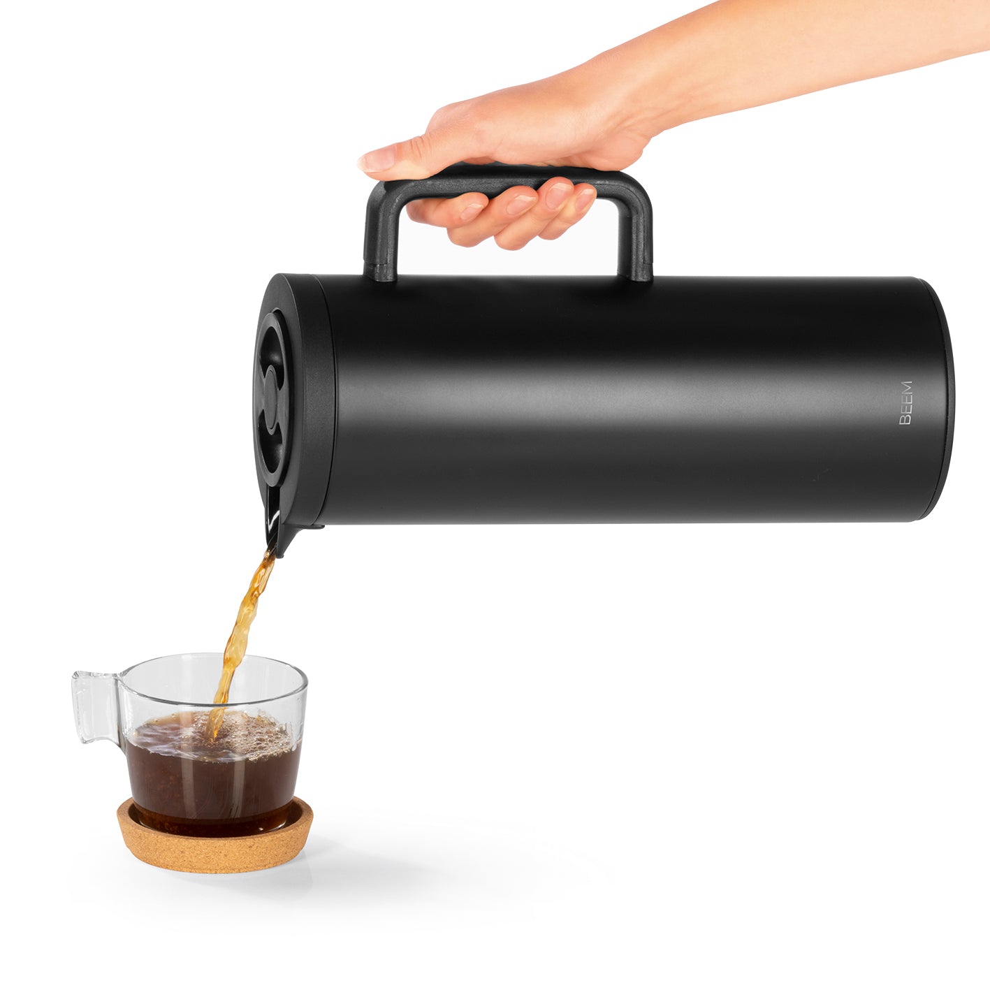 Beem Zubehör caraffa termica 1 L nera opaca 12 ore