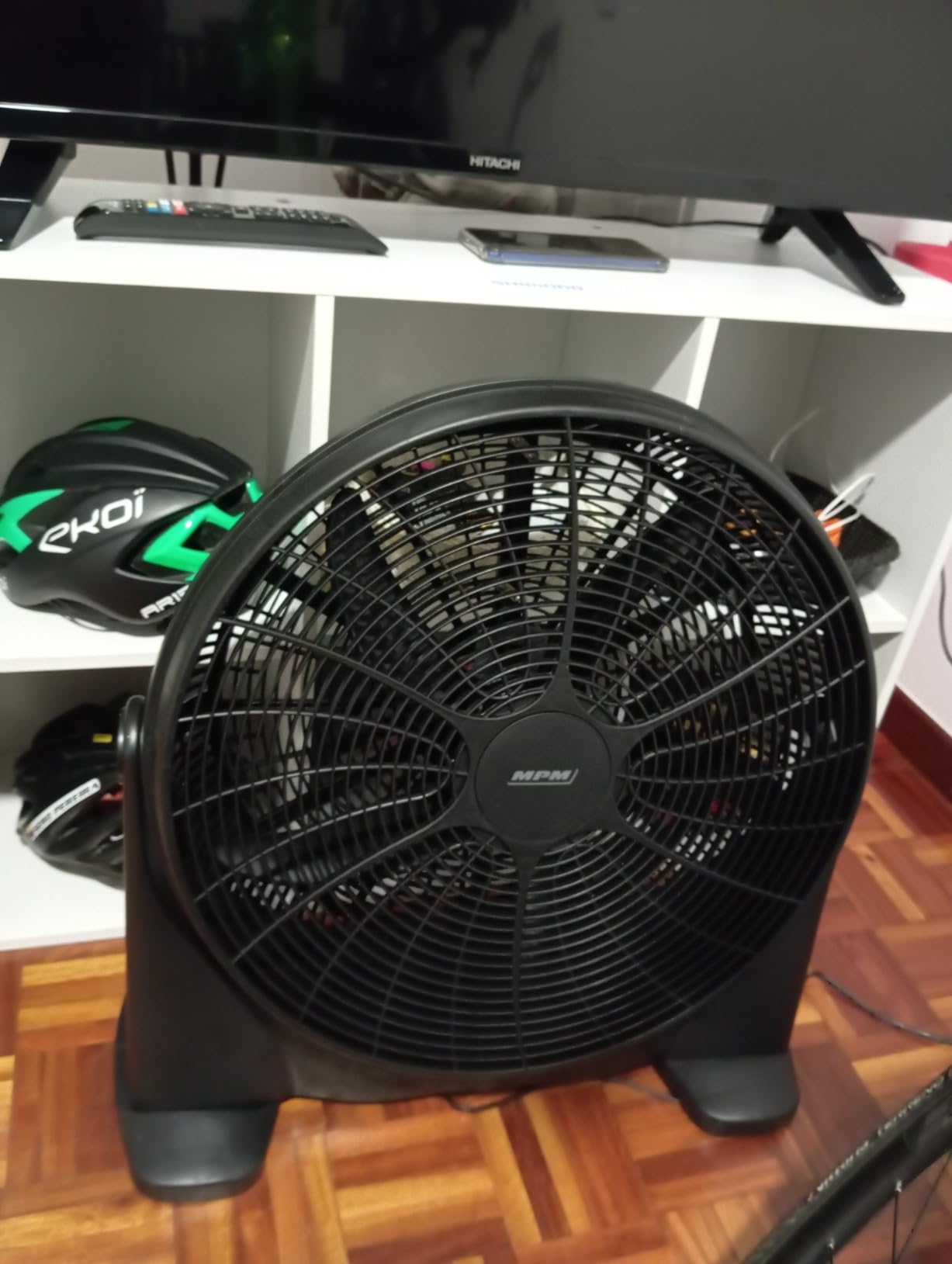 MPM MWP-18 Ventilatore da Terra 90W 53 cm Nero 3 Velocità