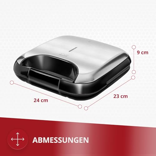 MPM MOP-19M tostiera sandwich 2 posti 750W inox