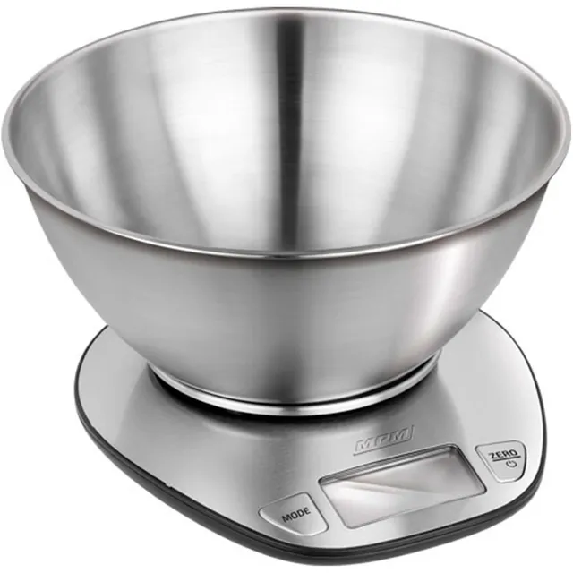 MPM MWK-05M Bilancia Cucina 5Kg Ciotola Inox Tara