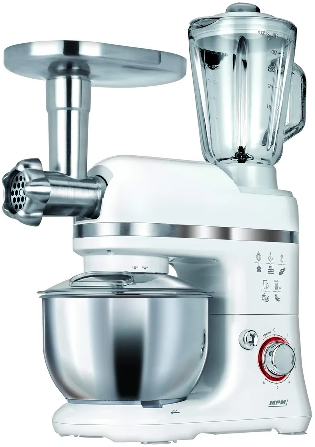 MPM MRK-15 Robot da Cucina 3 in 1 1200W con Tritacarne