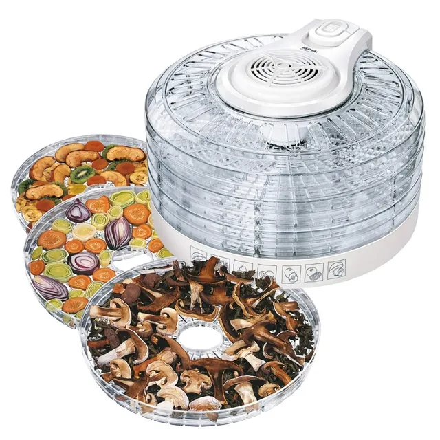 MPM MSG-02 Essiccatore Frutta Bianco 400W 5 Vassoi