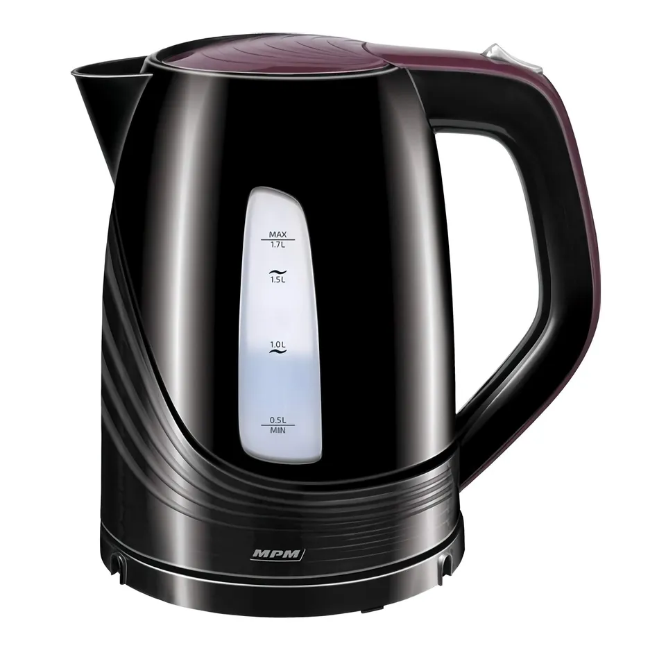 MPM MCZ-67 bollitore elettrico nero 1,7 L senza BPA