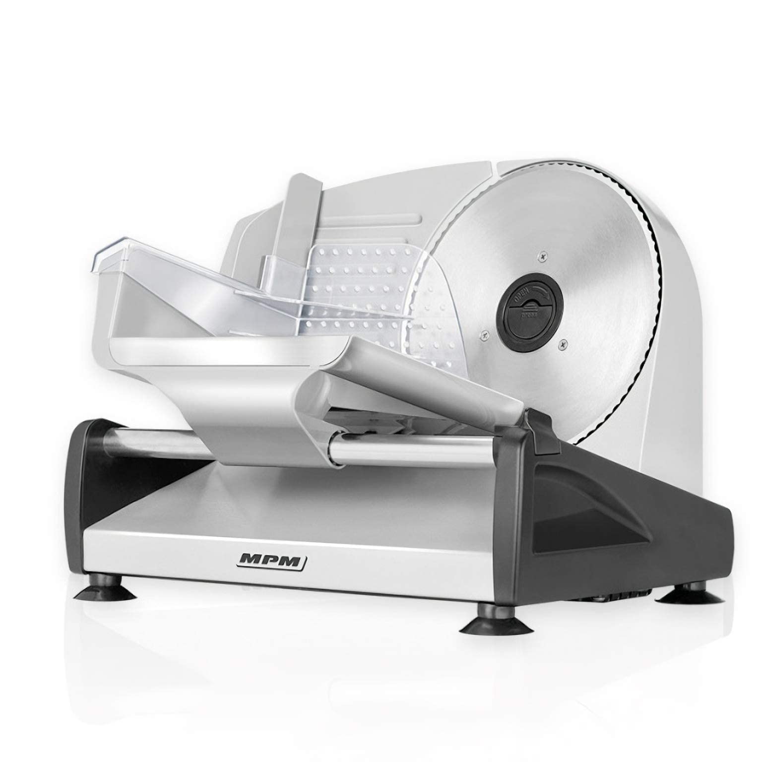 MPM MKR-04M affettatrice elettrica 150W lama 19 cm inox