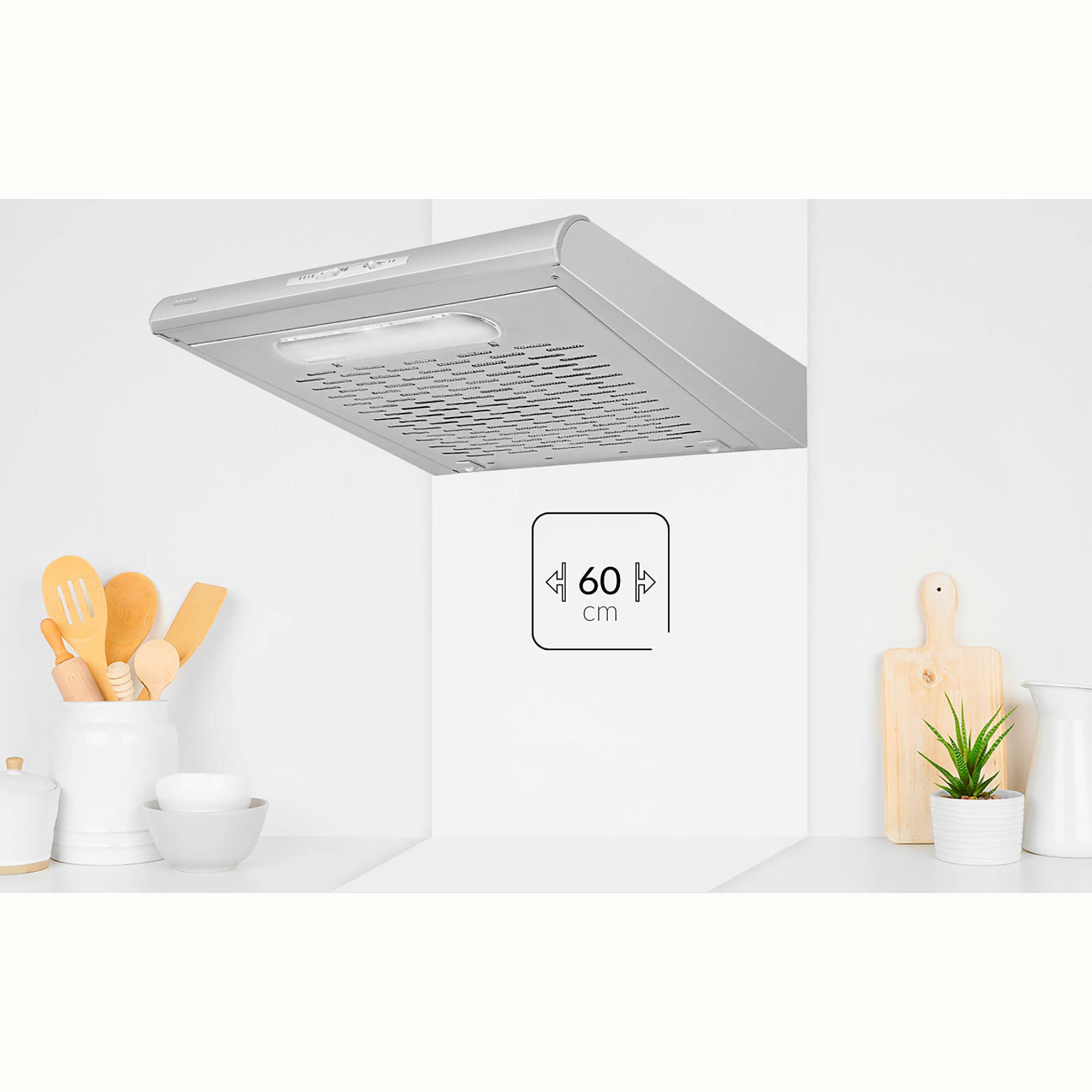 MPM 61-PX-71 Cappa Aspirante 60cm Inox 175m3/h