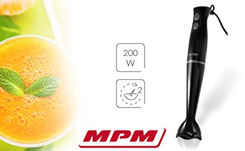 MPM MBL-18/C frullatore immersione nero 200W