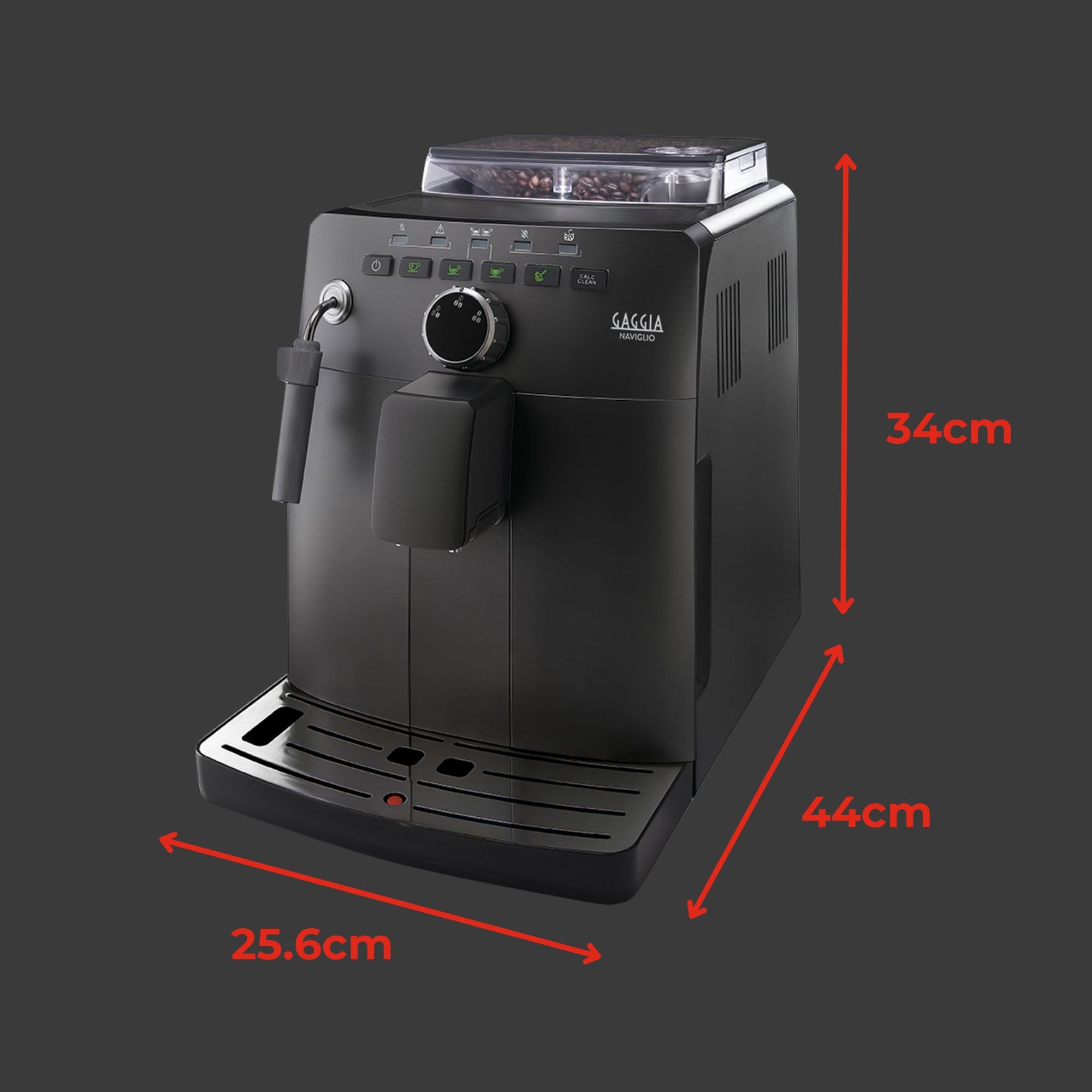 Gaggia Naviglio HD8749/01 macchina caffè automatica Nero 2L 15 bar