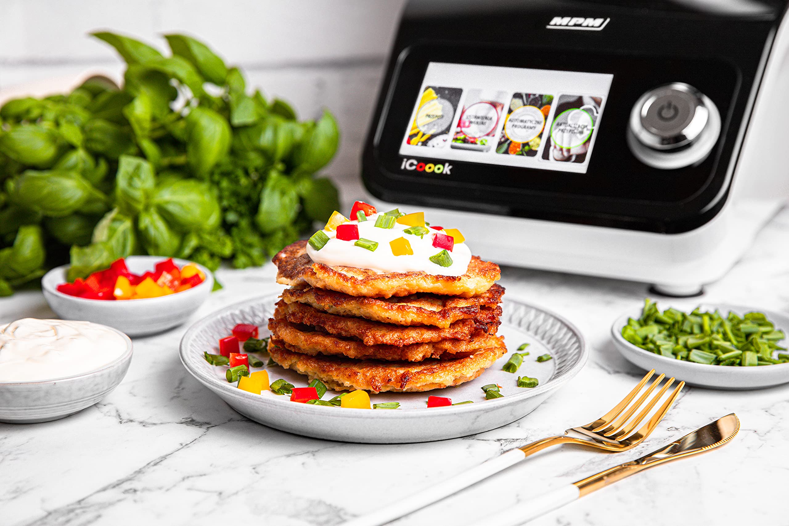 MPM iCoook MRK-18 Robot Cucina 3,5 L 12 Velocità Turbo
