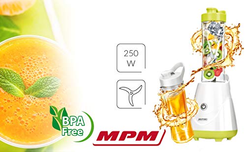 MPM MBL-20 Frullatore Personale 600 ml 250W Bianco