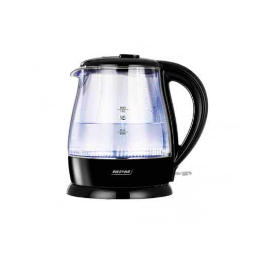 MPM MCZ-99 Bollitore Elettrico Vetro 1L 1630W Illuminato