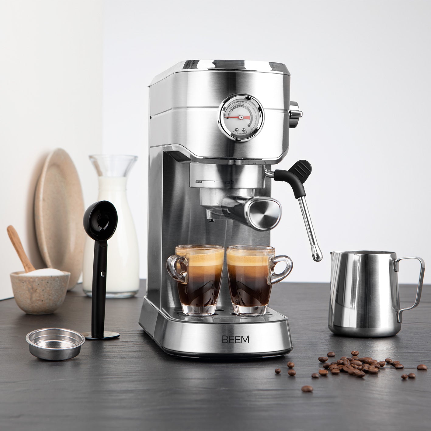 Beem Espresso-Ultimate macchina espresso 20 bar 1 L
