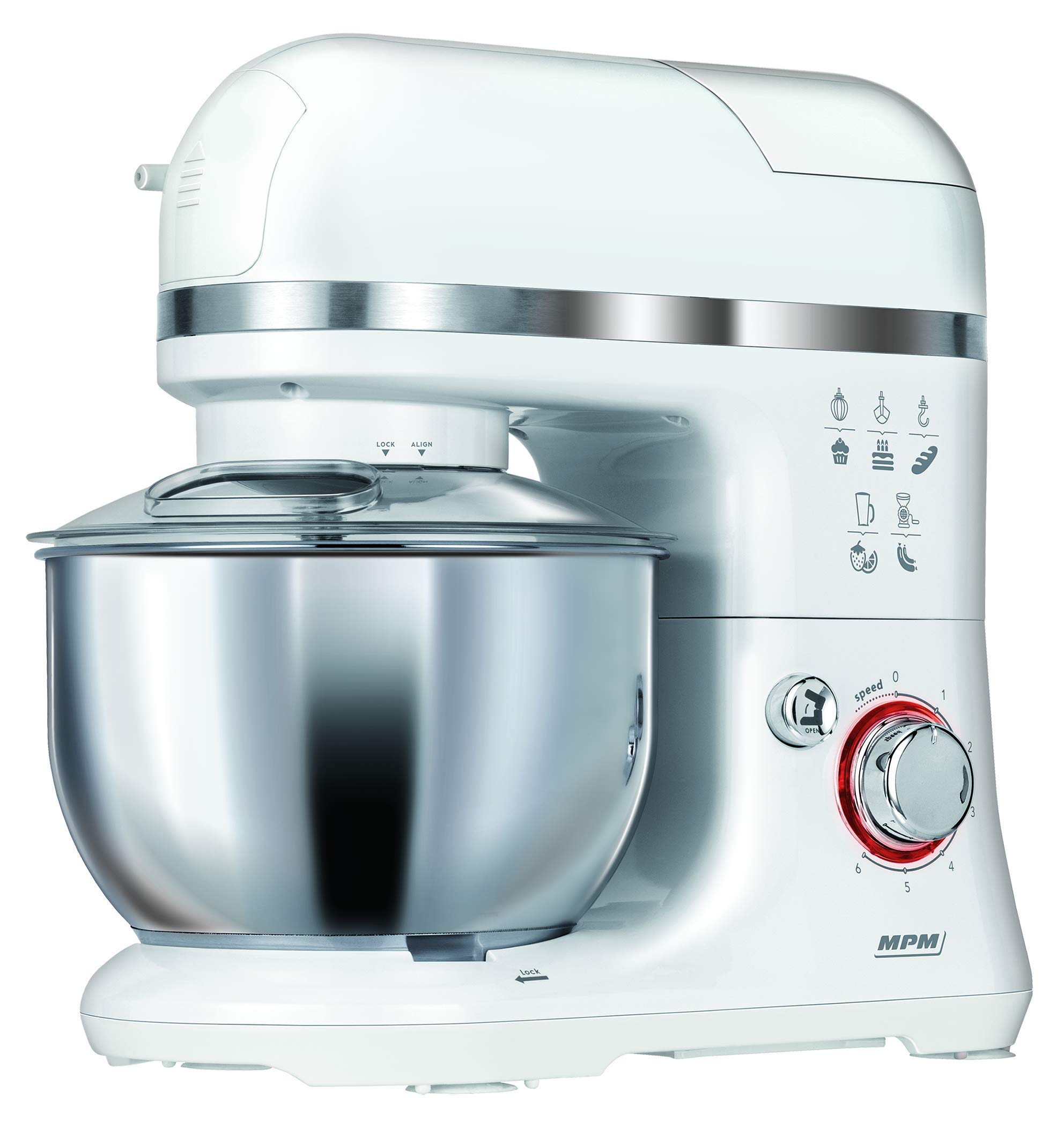 MPM MRK-15 Robot da Cucina 3 in 1 1200W con Tritacarne