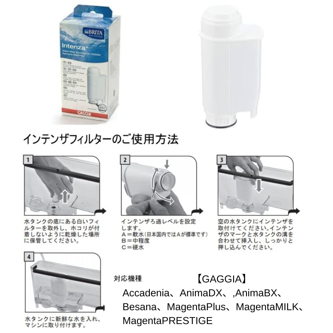 Gaggia Brita Intenza filtro anticalcare macchina caffè