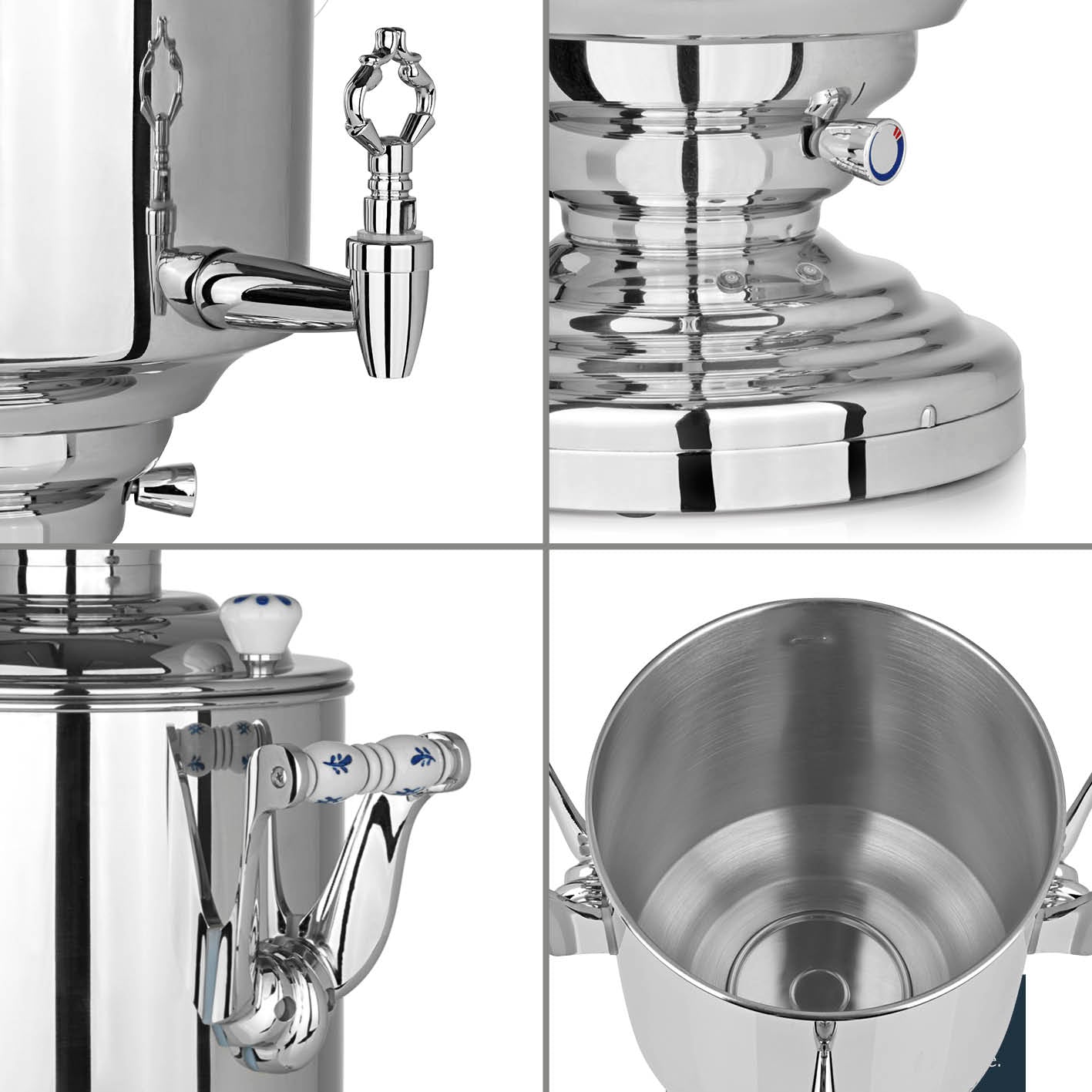 Beem Samowar Katharina samovar elettrico 15 L + teiera 2 L