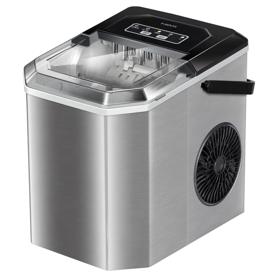 MPM Macchina Ghiaccio 12kg/24h Argento 1,2L 150W