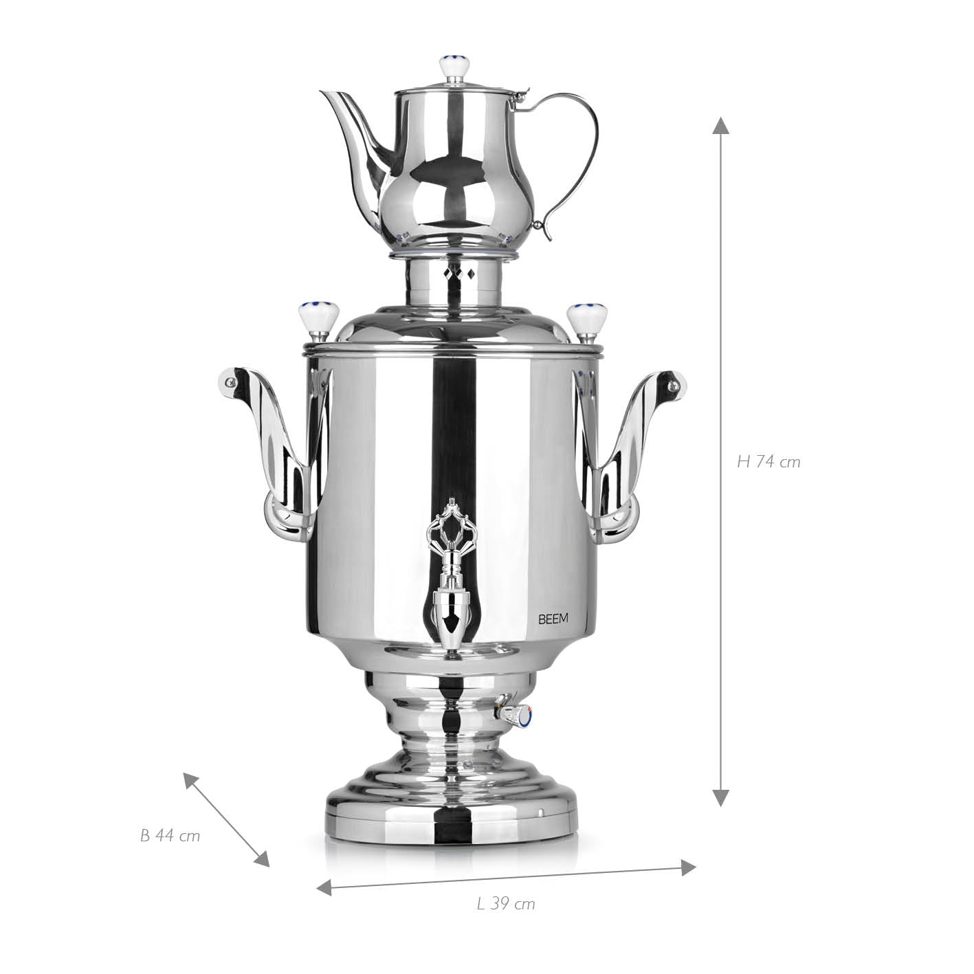 Beem Samowar Katharina samovar elettrico 15 L + teiera 2 L