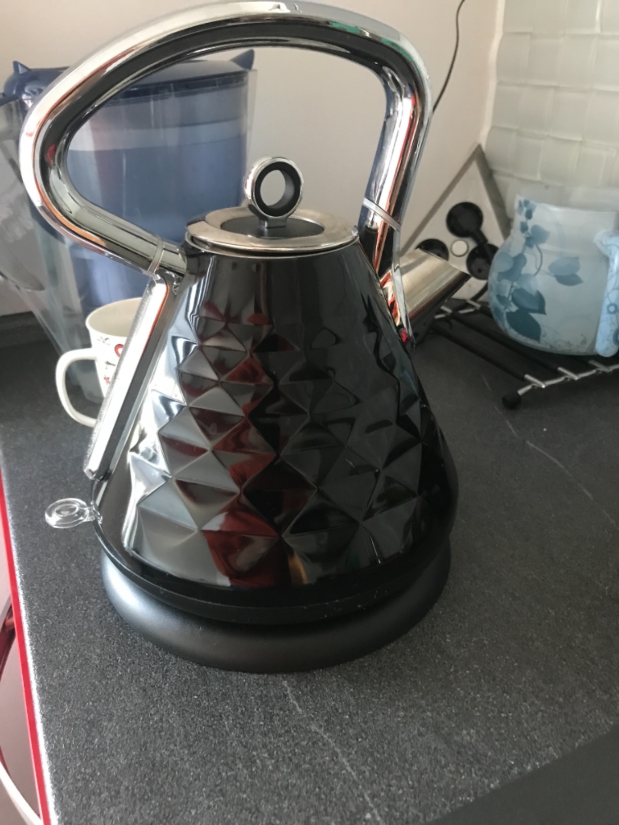 MPM MCZ-98 Bollitore Elettrico 1,7 L 3000W Nero Acciaio