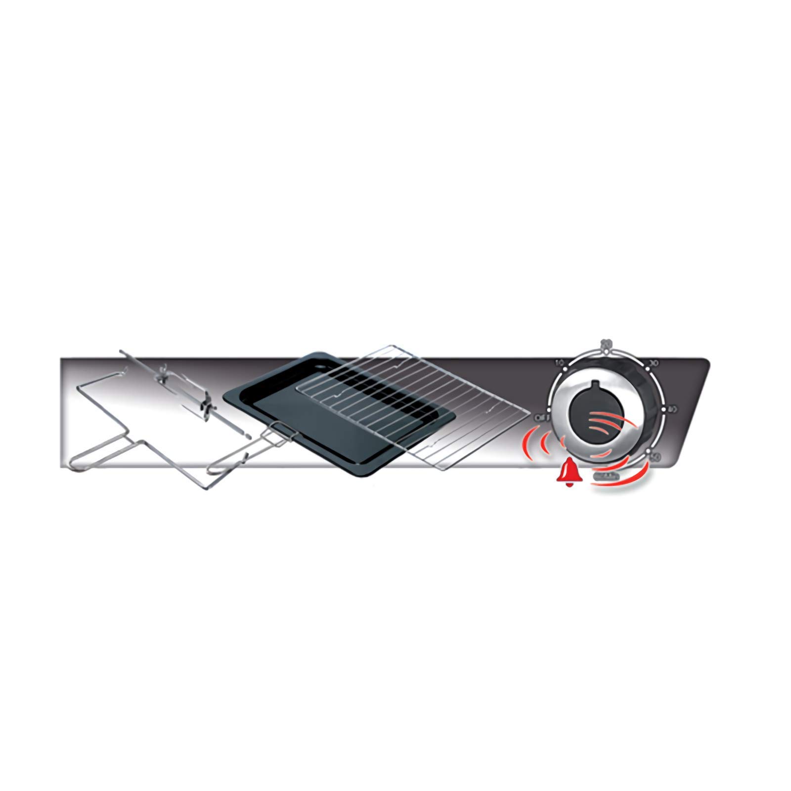 MPM MPE-07T Forno Elettrico Ventilato 45 L Nero 2000W