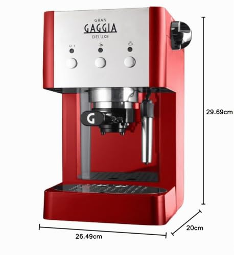 Gaggia Grangaggia Deluxe RI8425/22 Manuale Rossa 15 Bar