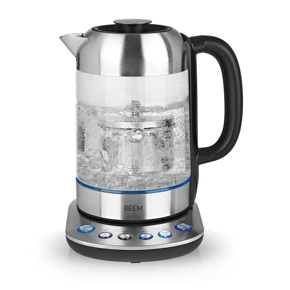 Beem Teatime II bollitore tè vetro 1,7 L con infusore