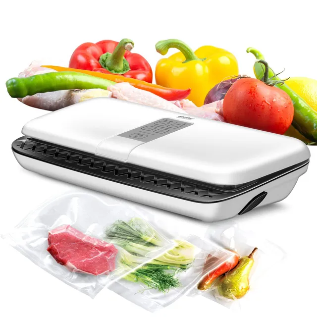 MPM MPZ-01 Macchina Sottovuoto 110W con 10 Sacchetti 25x30