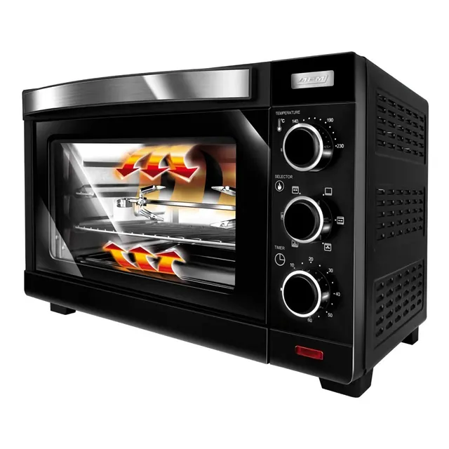 MPM MPE-09/T Forno Elettrico 30 Litri Nero 1600W