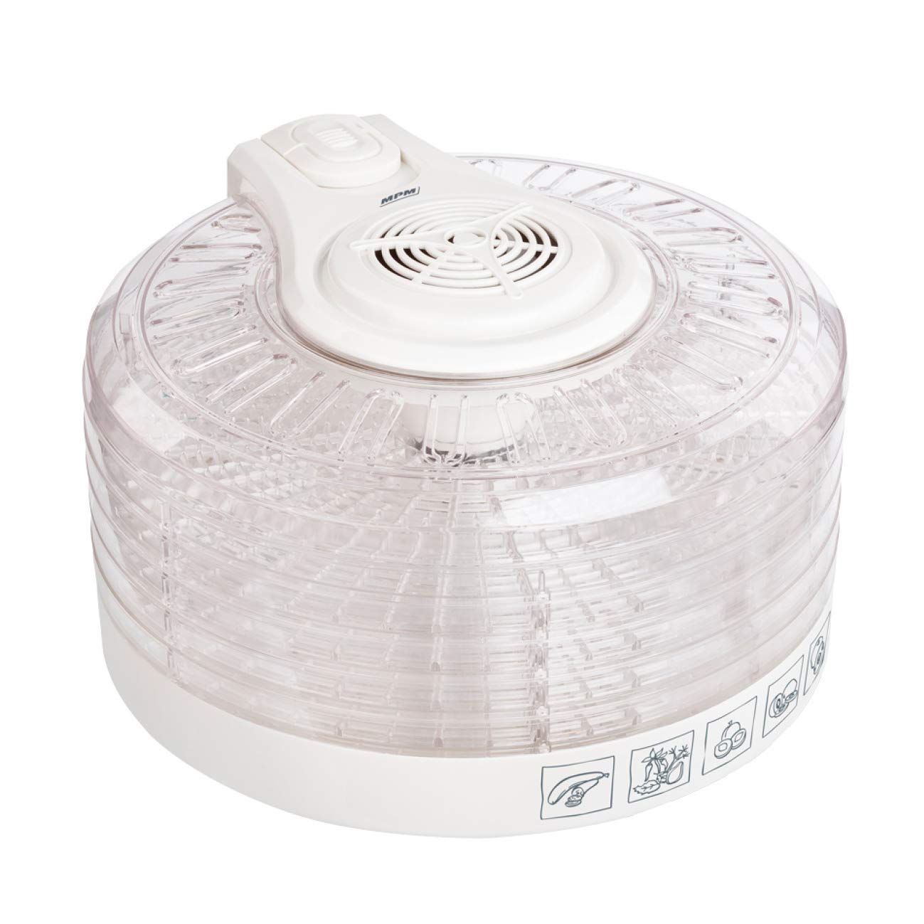 MPM MSG-02 Essiccatore Frutta Bianco 400W 5 Vassoi