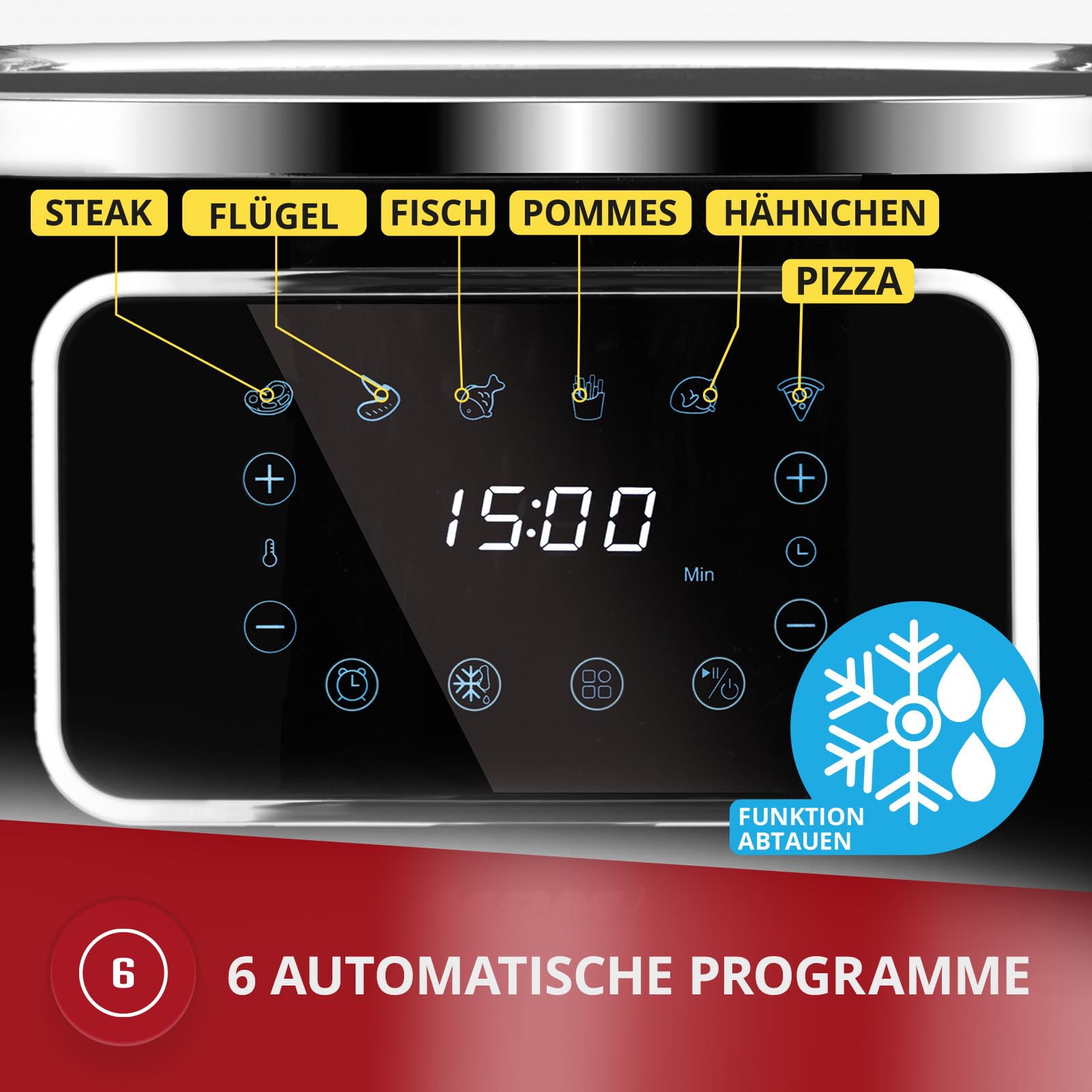 MPM MFR-09 friggitrice ad aria 5 L 1450 W