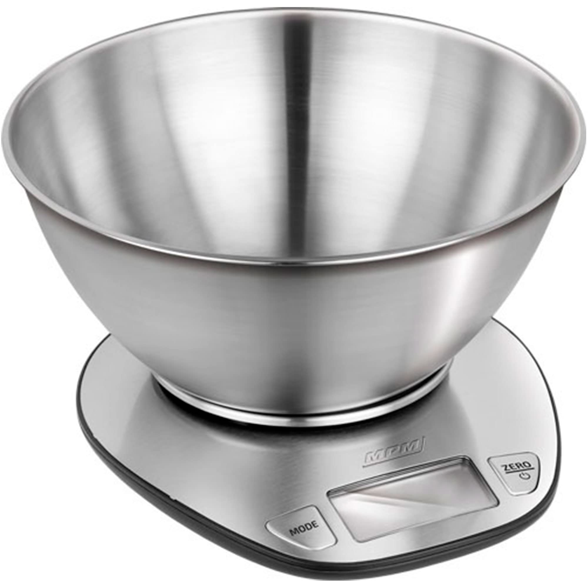 MPM MWK-05M Bilancia Cucina 5Kg Ciotola Inox Tara