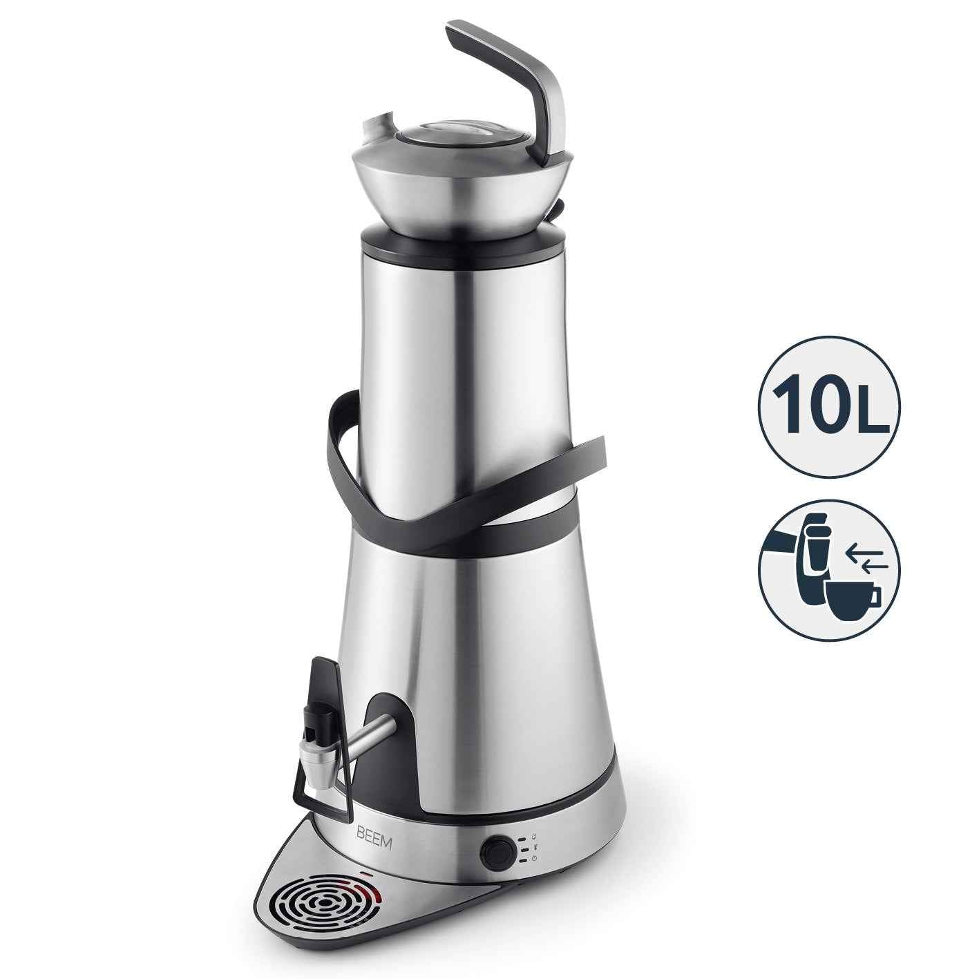 Beem Amira samovar 10 L con dispenser e teiera 1,2 L