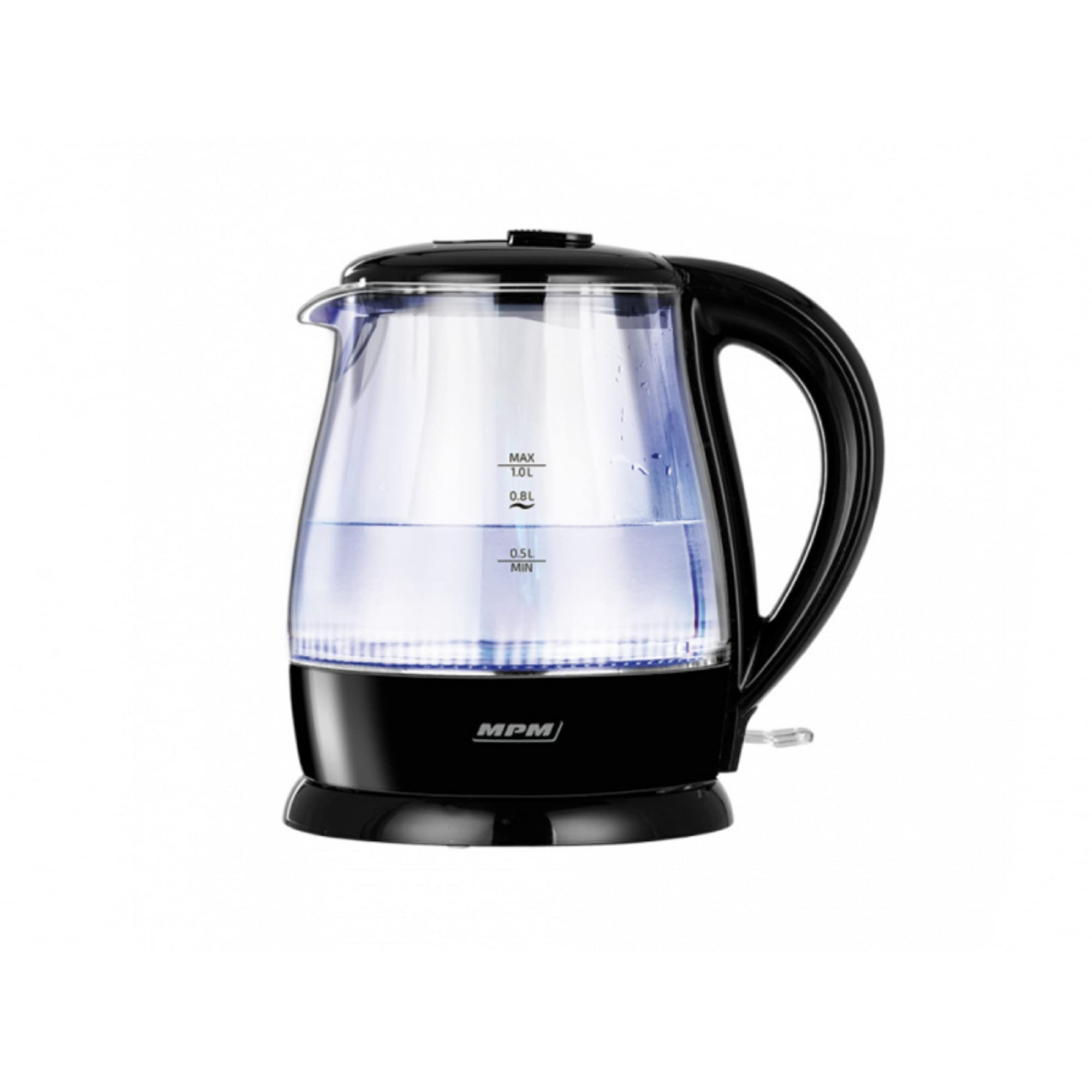 MPM MCZ-99 Bollitore Elettrico Vetro 1L 1630W Illuminato