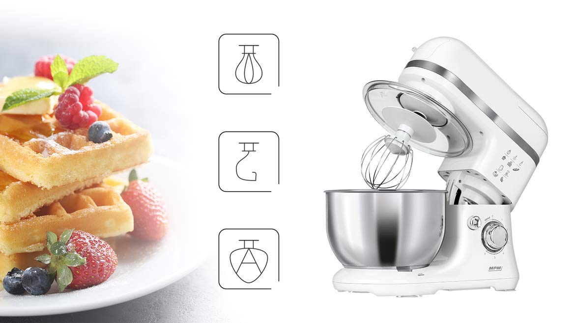 MPM MRK-15 Robot da Cucina 3 in 1 1200W con Tritacarne