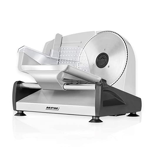 MPM MKR-04M affettatrice elettrica 150W lama 19 cm inox