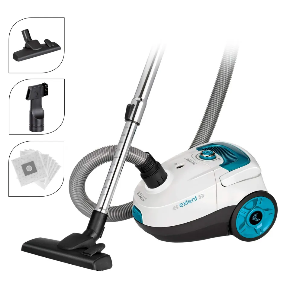 MPM MOD-27 Aspirapolvere con Sacco 3L 700W HEPA 13