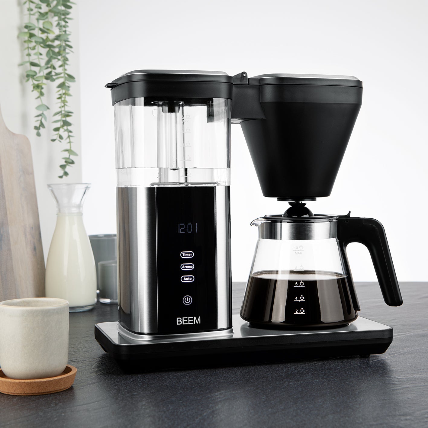 Beem Direct-Brew caffettiera filtro vetro 10 tazze 1,25 L