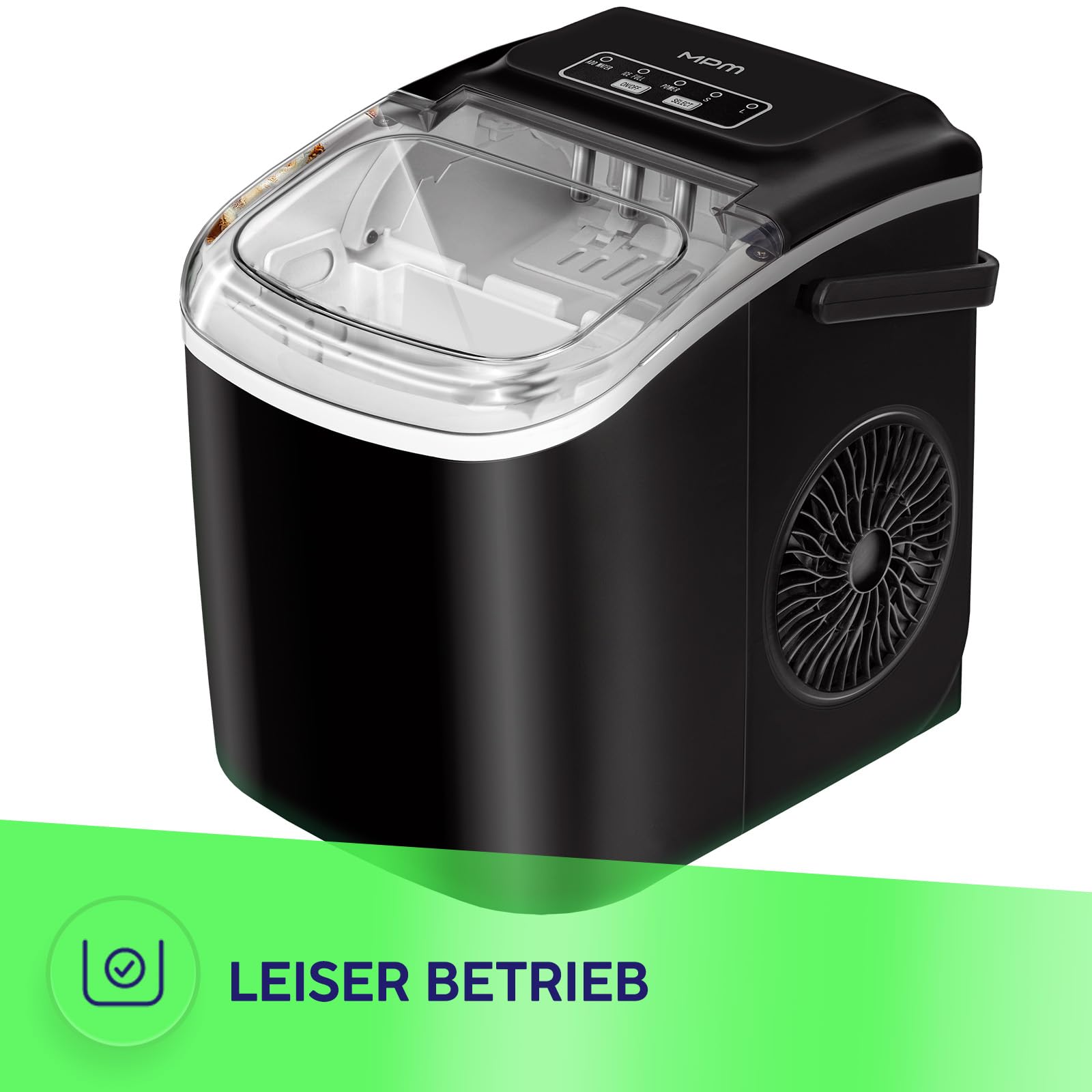 MPM MKD-105 Macchina Ghiaccio 12kg/24h 2 Misure Autopulente