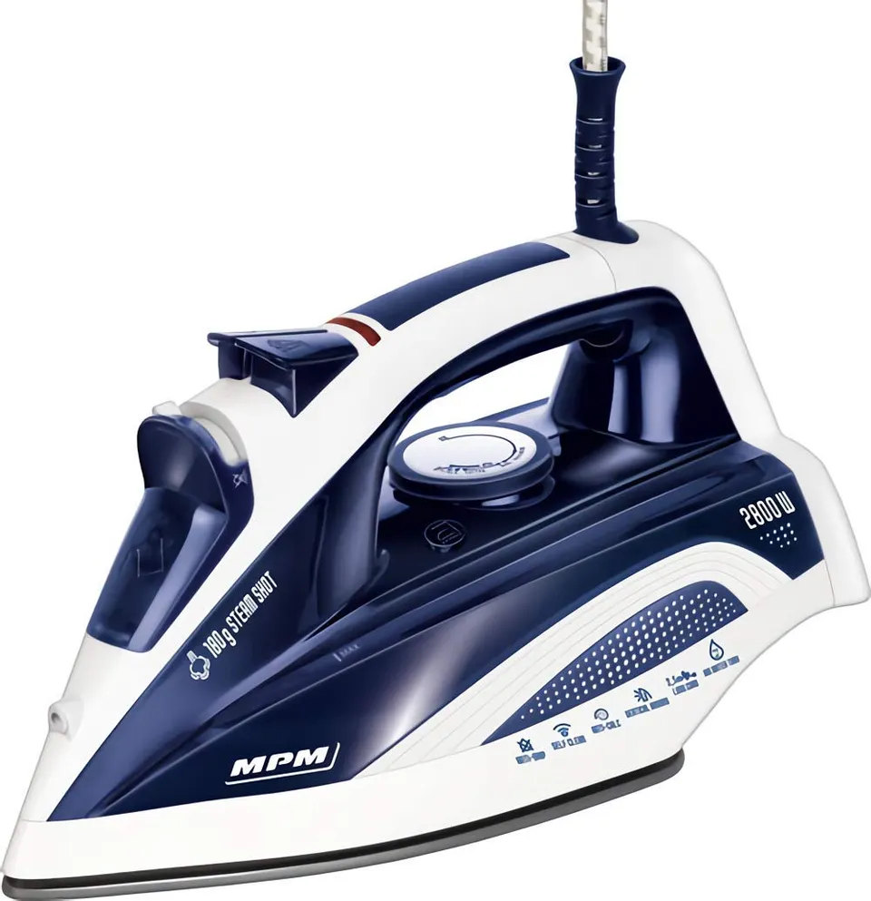 MPM MZE-21/N Ferro da Stiro a Vapore Ceramica 2800W
