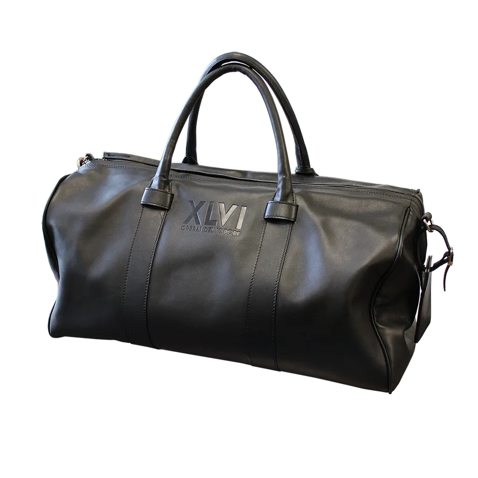 XLVI Operai del Vapore Merchandising Borsa da viaggio in pelle