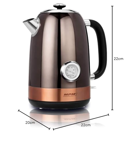 MPM MCZ-87 bollitore vintage 1,7 L rame inox 2150 W
