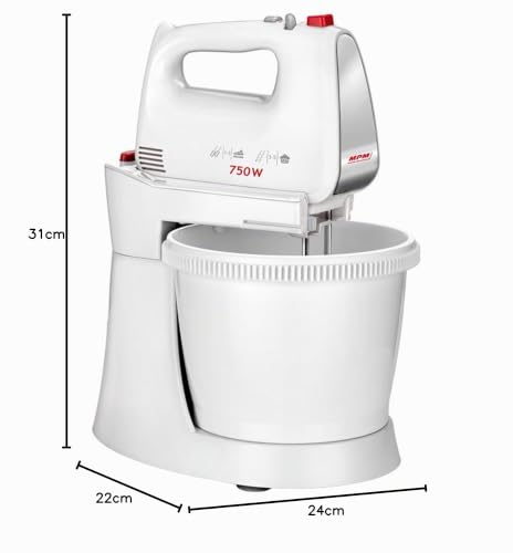 MPM MMR-20Z sbattitore con ciotola 3 L bianco 750W