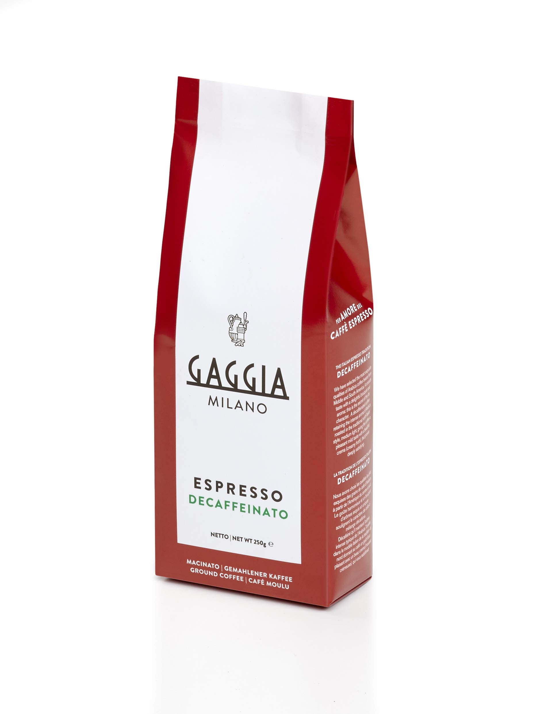 Gaggia Caffè Espresso Decaffeinato Macinato 250g