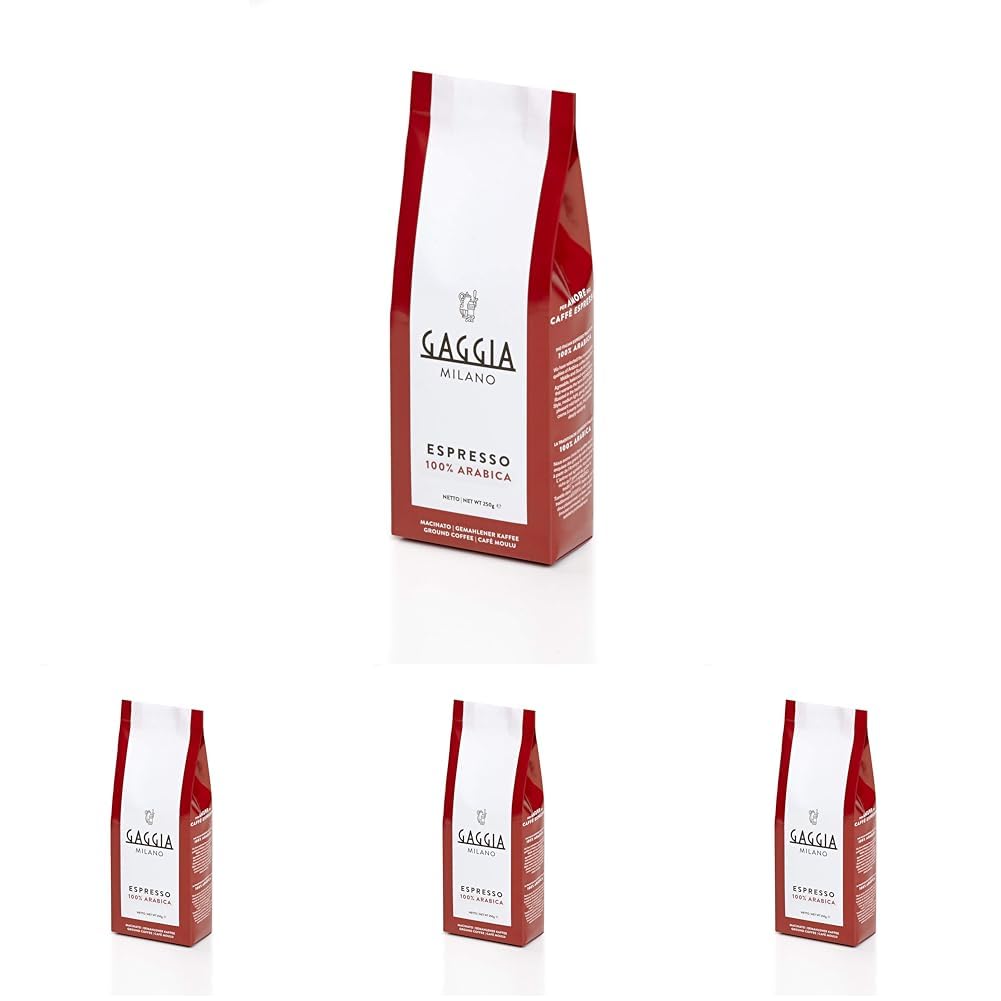 Gaggia Caffè Macinato Espresso 100% Arabica 250 g Tostatura Chiara
