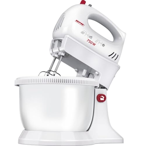 MPM MMR-16Z Impastatrice con Ciotola 3,4 L Bianca 750W