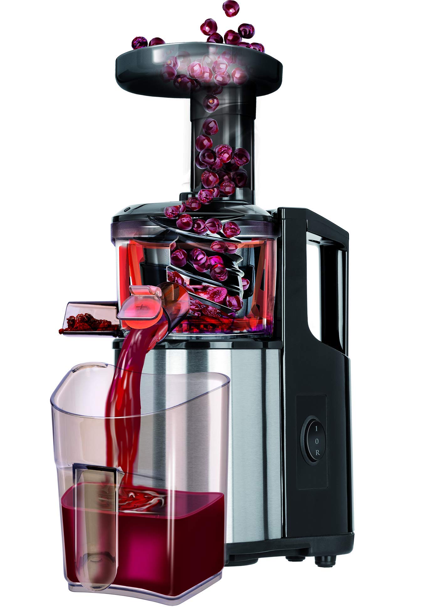 MPM MSO-12M estrattore succo freddo 60 RPM 150 W inox