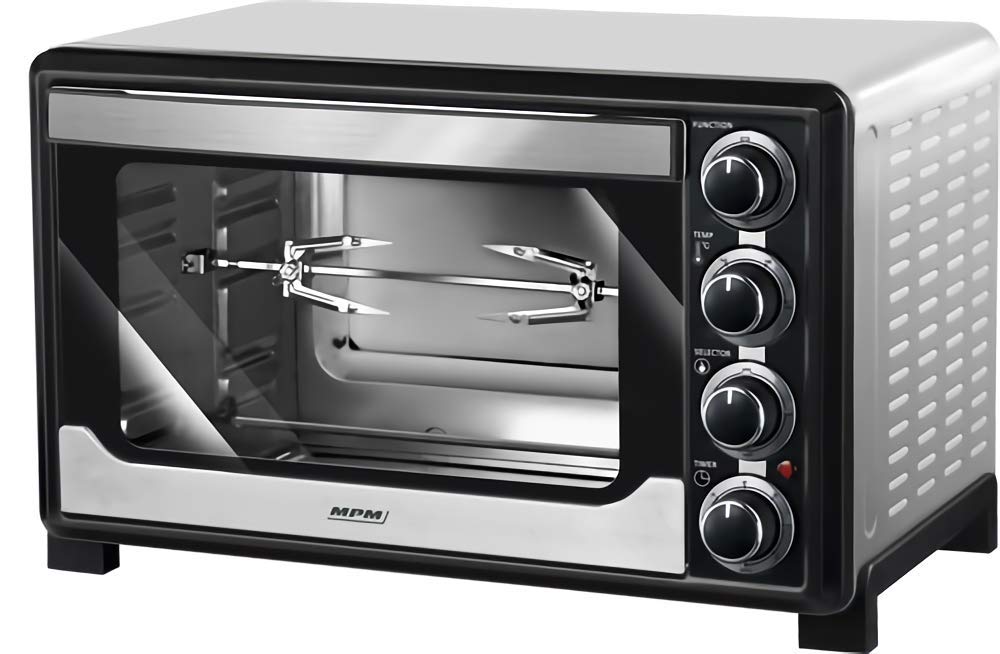 MPM MPE-06/T Forno Elettrico Ventilato 32 L 1600W Girarrosto