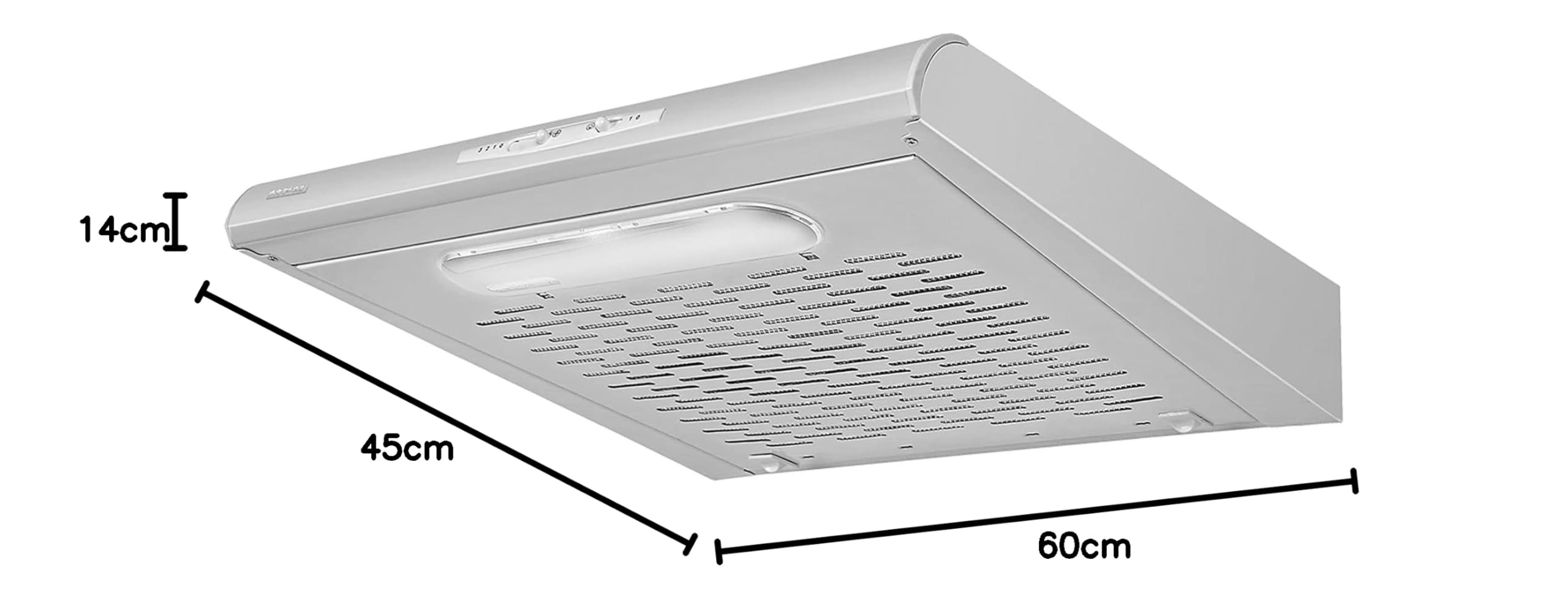 MPM 61-PX-71 Cappa Aspirante 60cm Inox 175m3/h