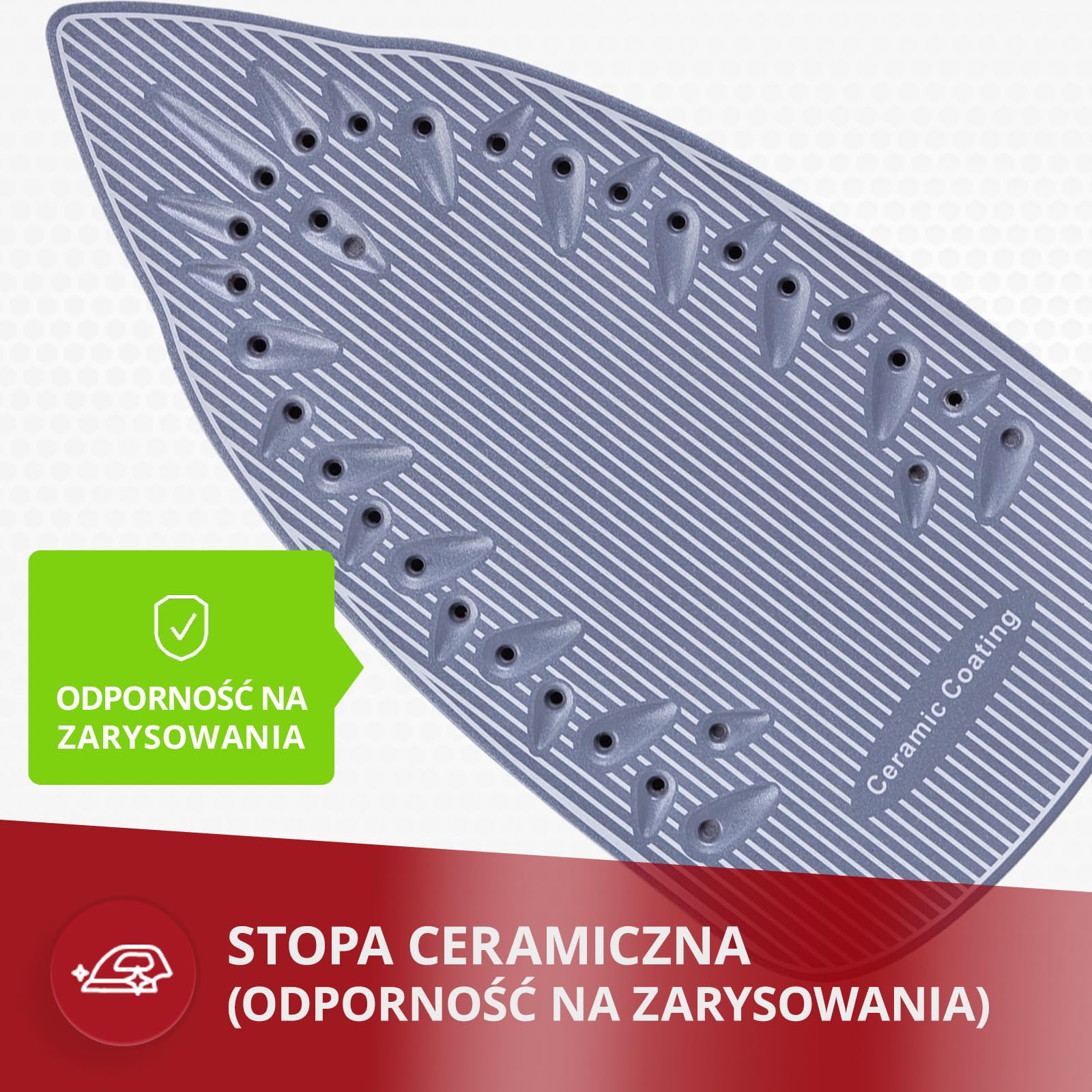 MPM MZE-04/C ferro da stiro vapore ceramica 2800 W 330 ml